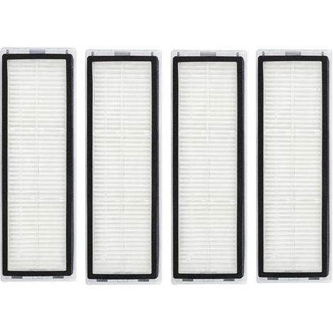 Kit de pices de rechange pour filtre HEPA compatible avec L10s Ultra/L10s pro/D10s plus/L10 Ultra/L10 Prime Xiaomi X10 Plus (4 filtres HEPA)