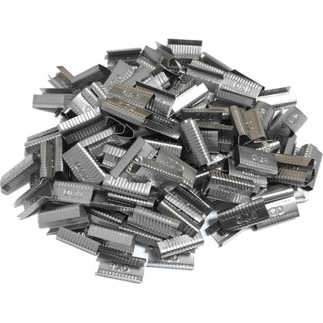 Sigilli fibbia per reggetta da 12 mm in acciaio fermaglio blocca reggia 500 pz.