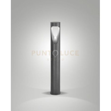 TEO PALETTO PER ESTERNO NERO LUCIDO ALTEZZA CM.80 A LED 13W 3000K 1170LM IP65
