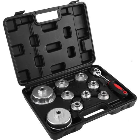 Universal Oil Filter Cap Wrench Socket Remover Set, for Various Vehicles (1/5)