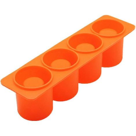 Betonblumentöpfe, Zement-Ton-Form, handgefertigter Stifthalter mit 4 Löchern, Silikonform