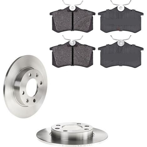KIT FRENI POSTERIORI compatibile con PEUGEOT 307 BREAK (3E) - DISCHI + PASTIGLIE OEM: P 85 020 , P 61 080 / 17357 , 17631 , 17631C /SOSTITUZIONE DIRETTA/BASSA POLVERE/SILENZIOSO (1/5)