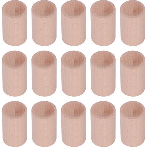 15 zylindrische Diffusoren aus Buchenholz für ätherische Öle zur Aromatherapie in Innenräumen (1/5)