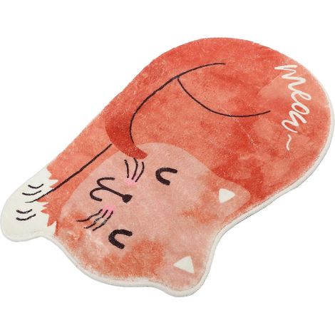 Tapis de sol Cartoon Cat avec fonction d'absorption d'eau pour salle de bain (1/5)
