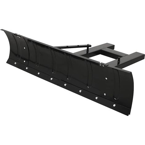 vidaXL Chasse-neige pour chariot élévateur 150x38 cm Noir (1/5)