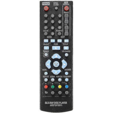 Commande à distance de remplacement AKB73615801 pour lecteur Blu-ray LG