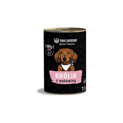 Paquete de animales: Conejo con carne de res 400 g