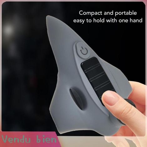Garosa Éclairage de casque de cyclisme Casque de cyclisme lumière Type C Rechargeable moto arrière LED sport decoration Gris (1/4)