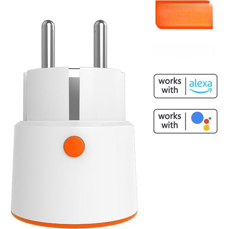 Prise intelligente Tuya ZigBee 16A européenne Mesure temps réel courant, tension, puissance Compte à rebours Compatible Google Home et commande vocale Domotique (1/5)