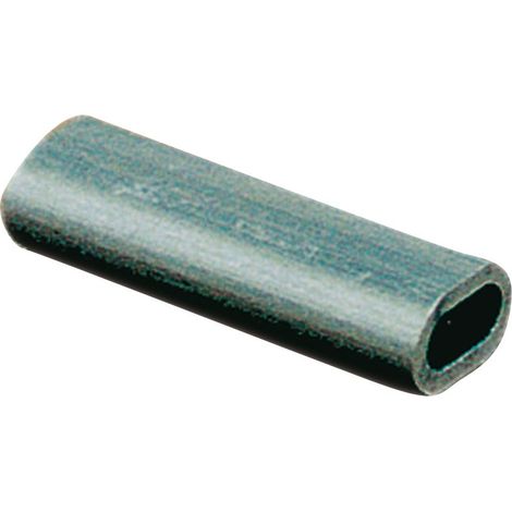 Pressklemmen Quetschhülsen 4,6 mm, zylindrische Pressklemme Länge 18 Aluminium
