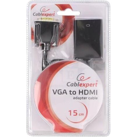 Adaptateur HDMI 1.4 femelle 0.15m Full HD - Noir