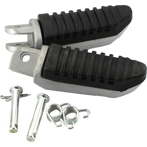 Pédale avant de moto électrique, 2 pièces, pédale confortable, poignée lisse, repose-pieds antidérapants pour moto (1/5)