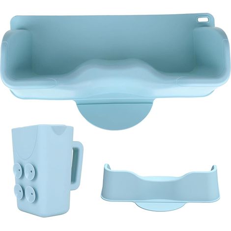 Station de Lavage Cheveux pour Enfants, Lavabo Portable en Silicone avec Gobelet Rinçage pour évier et Baignoire Bol à Shampooing Anti-Déchirure pour Adultes Tout-Petits Personnes Alitées (1/5)