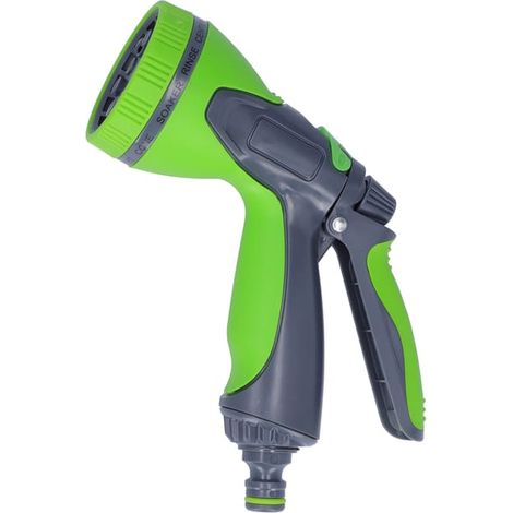 Lance d'arrosage haute pression à 10 jets, pistolet d'eau réglable pour lavage de voiture et irrigation du jardin, robuste (1/3)