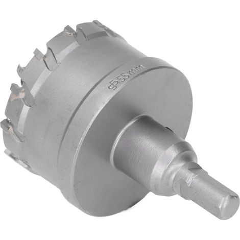 Scie Cloche Carbure TCT 55mm 2,17in Trépan Ouvreur pour Métal Bois Perçage Découpe (1/5)