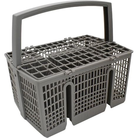 Panier à couverts robuste pour lave-vaisselle - 22,5 x 14,5 x 11,5 cm - usage universel - convient notamment aux marques Bosch, Siemens, Whirlpool, Indesit et Bauknecht - 7 compartiments (1/5)
