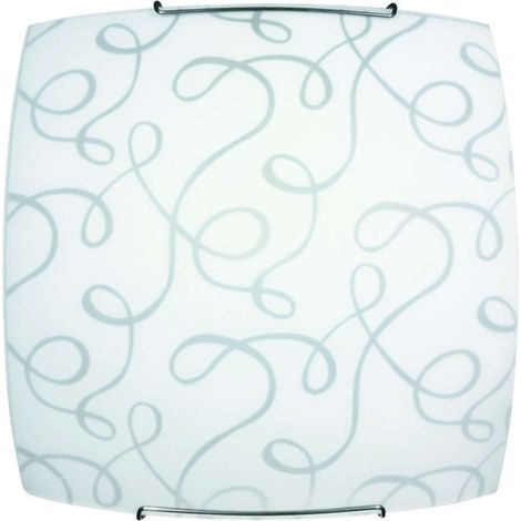 5 x PLAFONIERA MARILENA 40X40 CM BIANCO