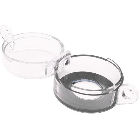 Boîtier de protection transparent de 22 mm pour interrupteur à bouton-poussoir rond (1/5)