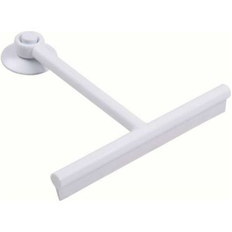 Grattoir de douche, grattoir à vitres, grattoir de douche en silicone, sans perçage, grattoir de salle de bain, grattoir à vitres pour miroir de salle de bain, nettoyant pour vitres de salle de bain
