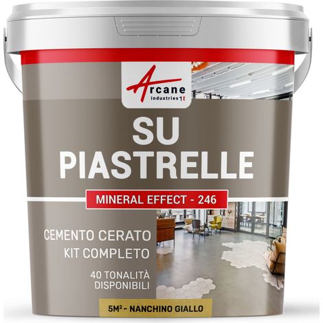 Microcemento su piastrelle - 5 m² (in 2 strati) Nankin Giallo - ARCANE INDUSTRIES