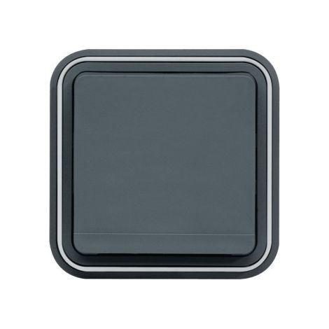 Enchufe empotrado Hager Cubyko 2P T 16 A gris plástico