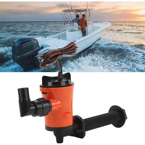 Pompe à appâts pour poissons, pompe de vivier 800 GPH 12 V (référence : NMBP1-G800-05) (1/5)