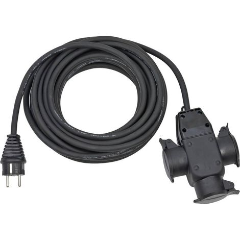 Brennenstuhl 1167810301 Alimentazione Prolunga Nero 10.00 m H07RN-F 3G 1,5 mm² (1/5)