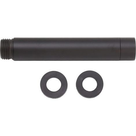 Brazo de extensión de cabezal de ducha de acero inoxidable Jeffergarden, brazo de extensión de manguera de cabezal de ducha, brazo de extensión de ducha recto, riel de cabezal de ducha de mano (1/5)