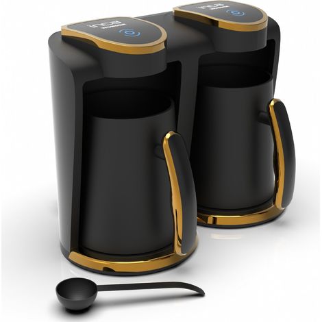 Inca IKM-02 Kaffeemaschine schwarz und gold 0,25 L (1/5)