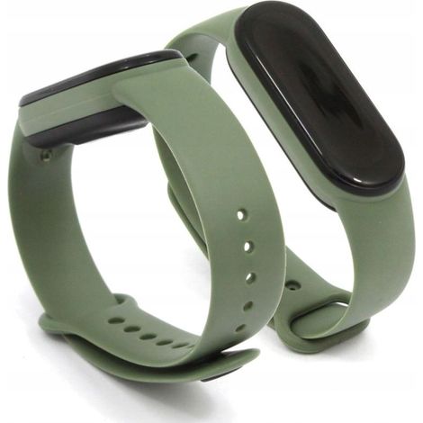 Cinturino di ricambio per smartband Xiaomi Mi Band 5 6 6 NFC 7, colore oliva