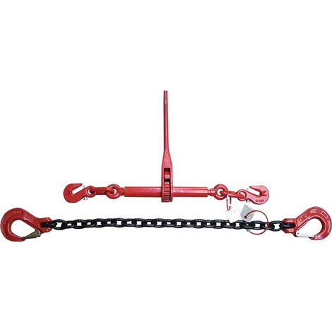Catena di ancoraggio in due parti qualità 8 3.0m S.8mm forza di trazione 4000 daN 1000 daN SHZ