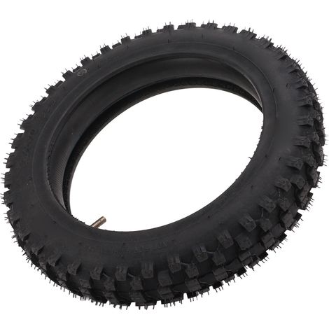 Pneu à crampons 2.75‑10, kit chambre à air 2.75/2.50‑10 universel pour motos tout-terrain, motocross, pit bike et dirt bike 50cc, 70cc, 90cc et 110cc (1/5)