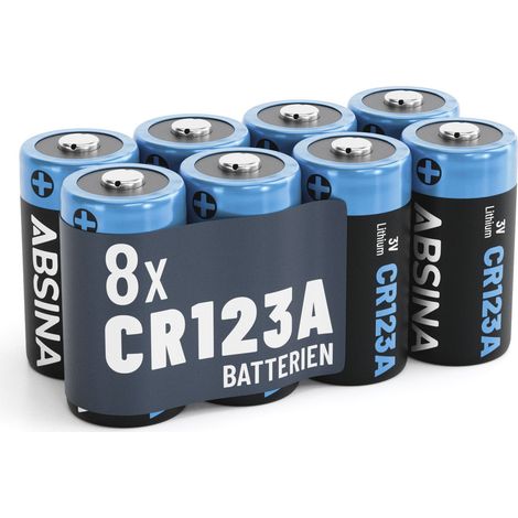 Absina  Spezial-Batterie CR123A Lithium 1300 3 V 8 St.