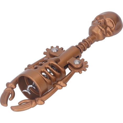 Totenkopf-Weinflaschenöffner – Ideal für Geburtstage und Schulabschlüsse (1/5)