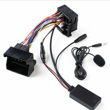 Adaptador de música para coche GABRIELLE, dispositivo con micrófono, manos libres, Bluetooth, AUX, 5.0. Compatible con Audi A4 B7 TTs TT A8 R8. (1/5)