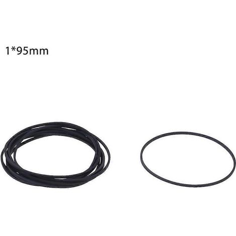 Courroie caoutchouc de remplacement pour tourne-disques à entraînement par courroie - 95mm pliable (1/4)