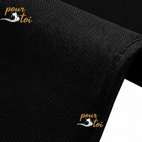 Housse de protection ronde pour mobilier de jardin Oxford 600D noir 120 × 75 cm 120 75cm 25 × 25 × 3 cm 1 kg – Livraison gratuite