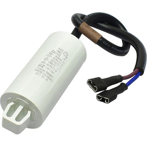 Condensateur de remplacement 2,5 uF 450 V - Protection contre la surchauffe - Accessoires relais de réfrigérateur pour compresseur (1/2)