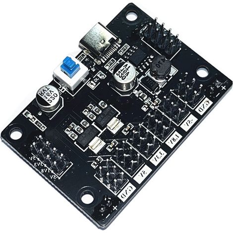 Module d'alimentation MB-102 à deux canaux pour plaque d'essai : ±5 V, 3,3 V, 1,8 V, interface Type-C (1/2)