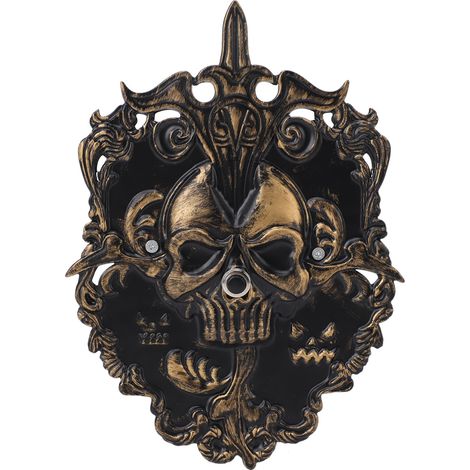 Decorative Doorbell Antique Scary Skeleton Doorbell with Sound for Door Decoration Party Prop (1/5)