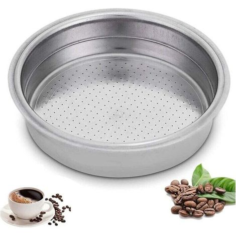 [JAMAIS UTILISÉ]Filtre à café non pressurisé de 51 mm, panier-filtre à café en acier inoxydable, panier-filtre à expresso monocouche sans pression pour accessoires de café, capsule réutilisable et rec