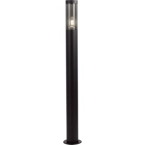 Pollerleuchte Außenstehlampe Wegeleuchte Edelstahl Gartenlampe schwarz H 100 cm