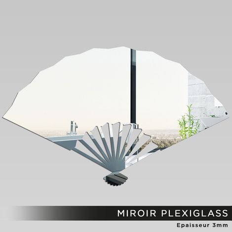 Miroir Plexiglass - Éventail - 12x20 cm (1/2)