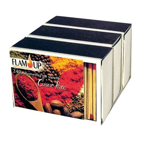 FLAM UP - Allumettes cuisine tripack (3x240)