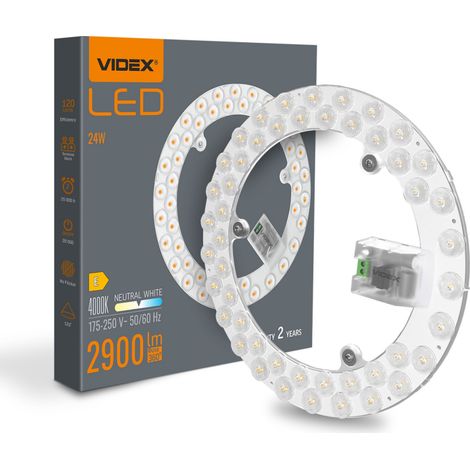 Modulo LED da 24W con morsetti a vite, neutro, 2900lm, 4000K, Videx