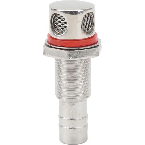 Sfiato per serbatoio carburante in acciaio inox, antiruggine, resistente al calore, affidabile e robusto per imbarcazioni, per tubi con diametro interno di 5/8 di pollice. (1/4)
