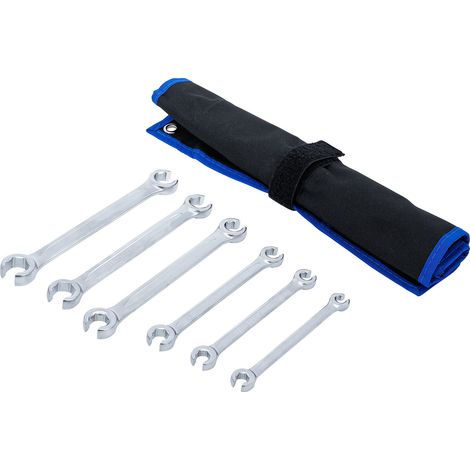 Offener Doppel-Ringschlüssel-Satz SW 8 x 10 - 17x19 mm 6-tlg. in Rolltasche BGS (1/5)