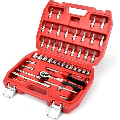 Coffret à douilles 47pcs Cr-V (1/5)
