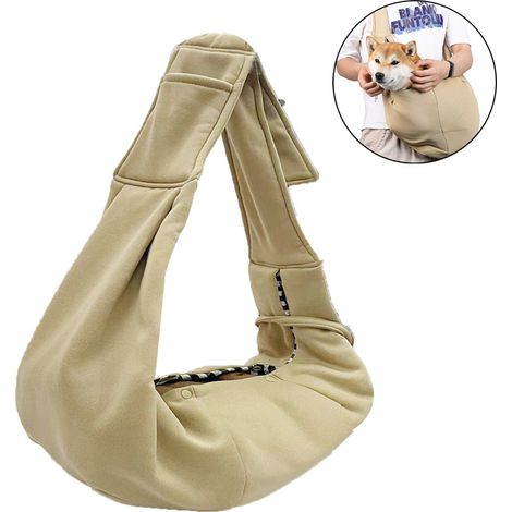 Sac de transport pour chien, étanche, pour petits chiens jusqu'à 10 kg, kaki (1/5)
