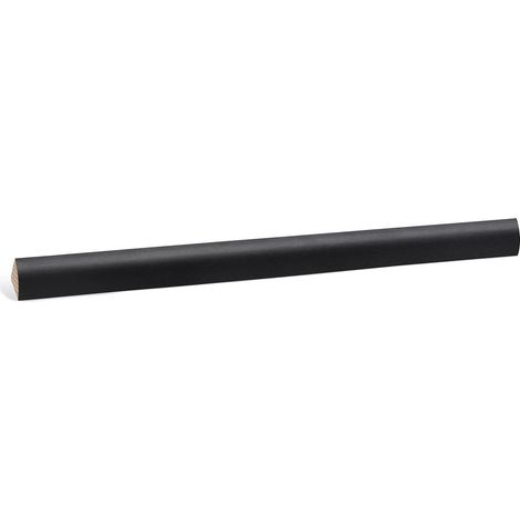 KGM Viertelstab anthrazitgrau foliert Fichte RAL7016 14x14mm 2,4m